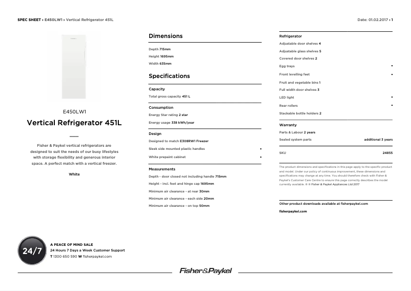 Image de la première page du manuel de l'appareil E450LW1