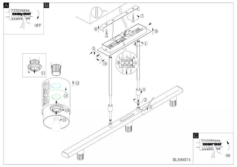 Page n°1 - Manuel utilisateur Eglo Almera 1
