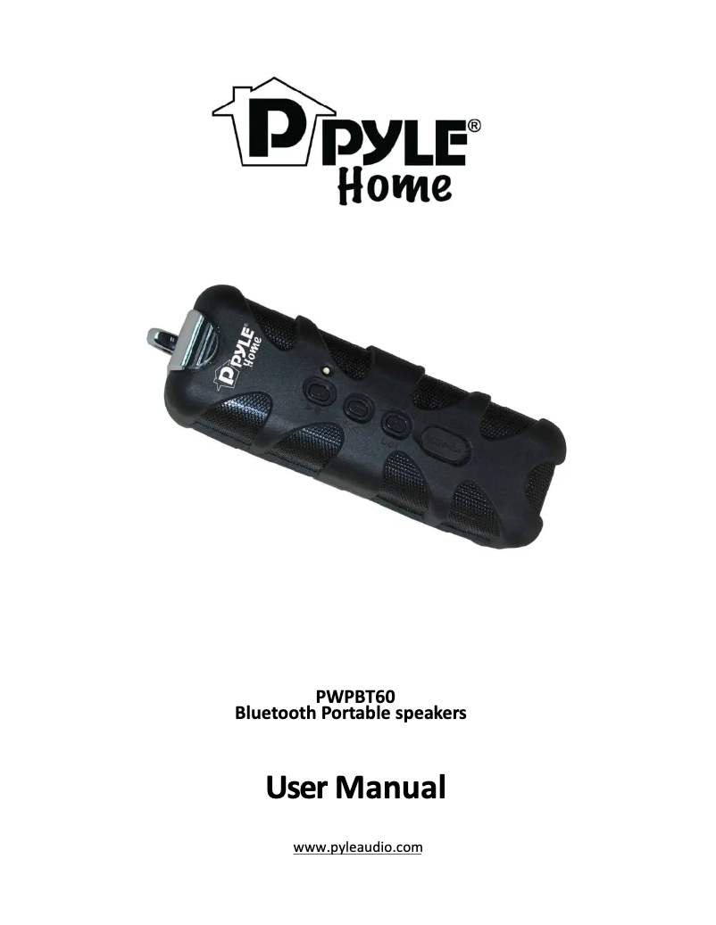 Página 1 del manual Manual de usuario Pyle PWPBT60