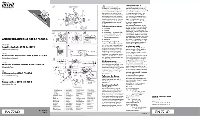 Página 1 del manual Manual de usuario Crivit IAN 79140