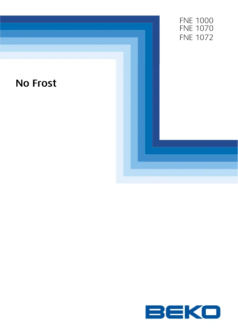 Page n°1 - Manuel utilisateur Beko FNE1070