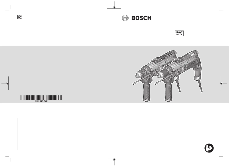 Page 1 de la notice Manuel utilisateur Bosch GSB 21-2 RCT