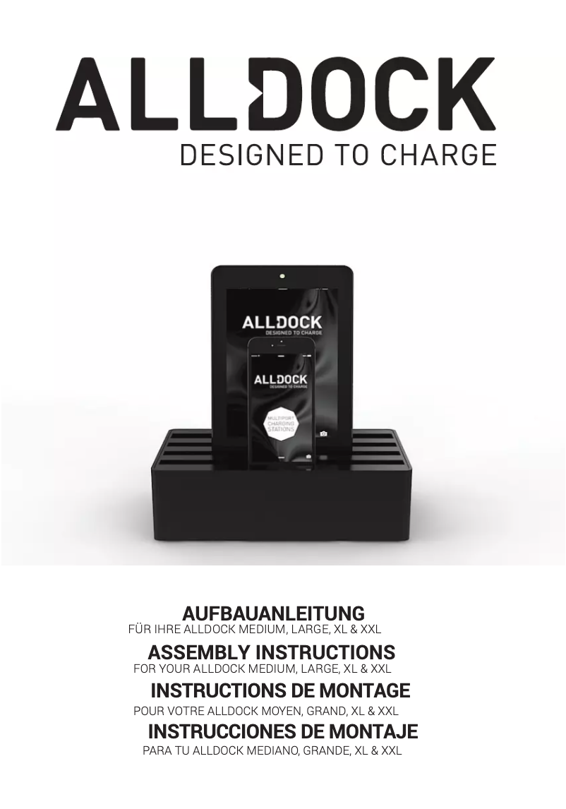 Page n°1 - Manuel utilisateur Alldock Large