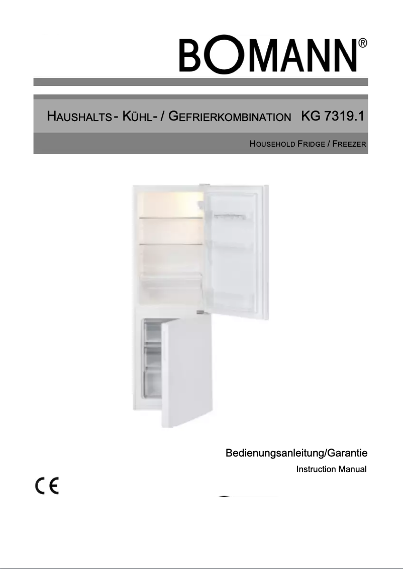 Image de la première page du manuel de l'appareil KG 7319.1