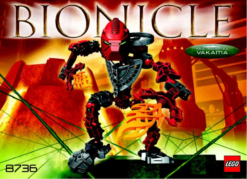 Page n°1 - Manuel utilisateur Lego Bionicle Toa Hordika Co-pacl