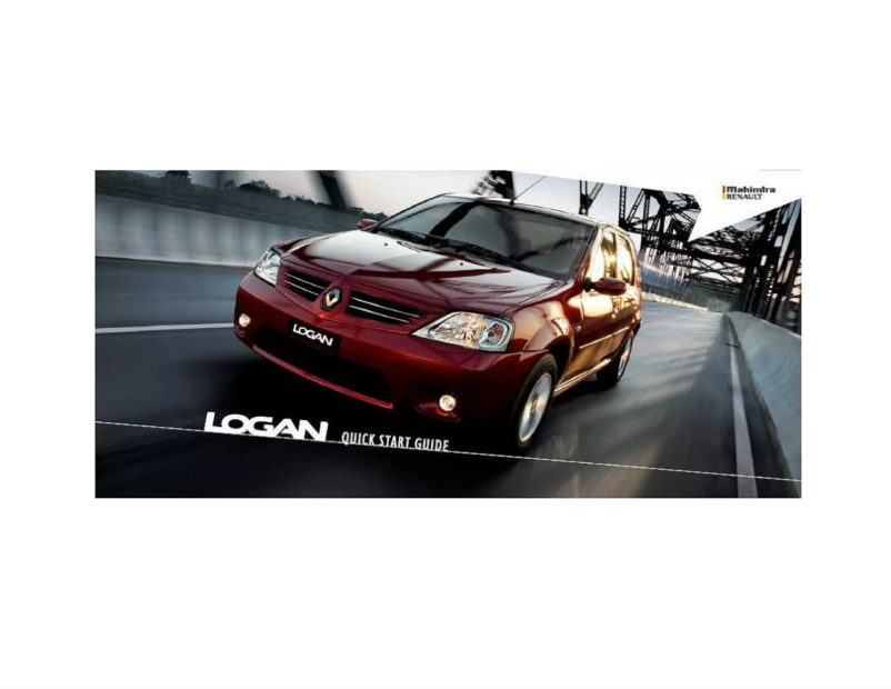 Page 1 de la notice Manuel utilisateur Renault Logan (2007)