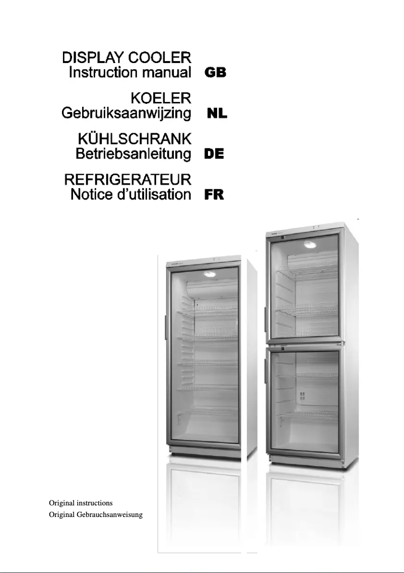 Page 1 de la notice Manuel utilisateur Exquisit CD290.1004A+