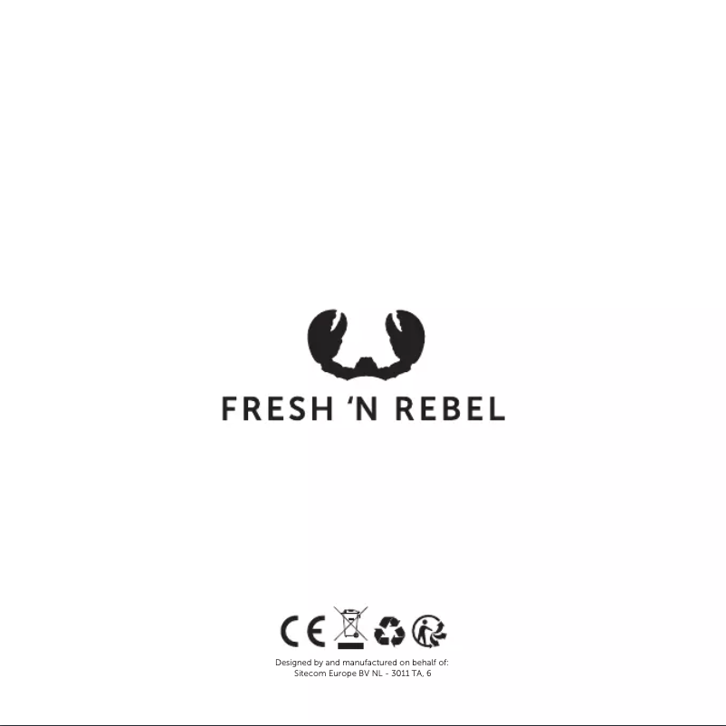 Page 1 de la notice Manuel utilisateur Fresh 'n Rebel 3HP200CU