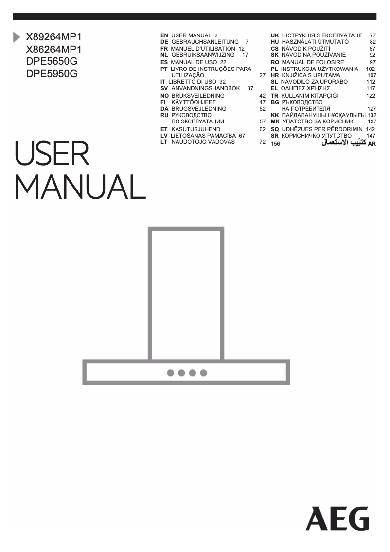 Page n°1 - Mode d'emploi AEG DPE5650G