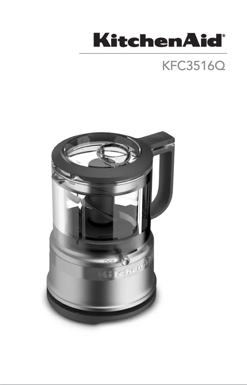 Page 1 de la notice Manuel utilisateur KitchenAid KFC3516QMY