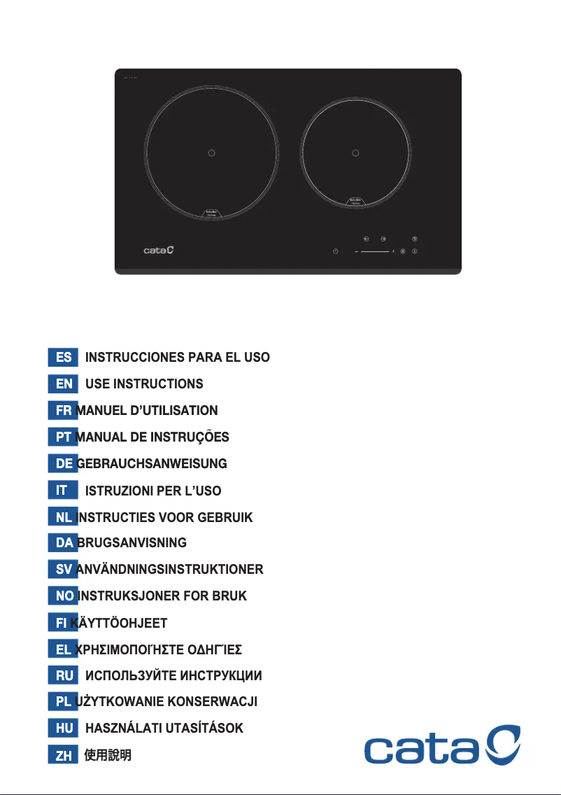 Page 1 de la notice Manuel utilisateur CATA IB 2 PLUS BK