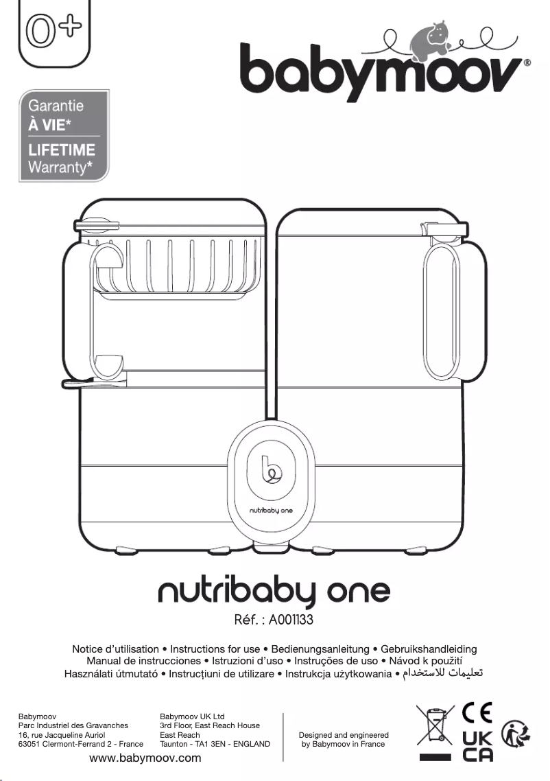 Page n°1 - Manuel utilisateur Babymoov Nutribaby One