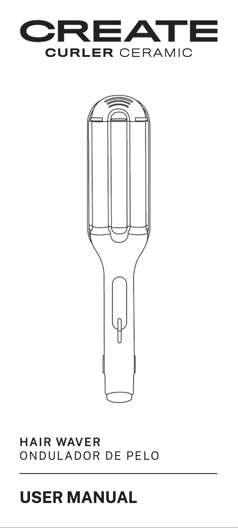 Página 1 del manual Manual de usuario Create Curler Ceramic