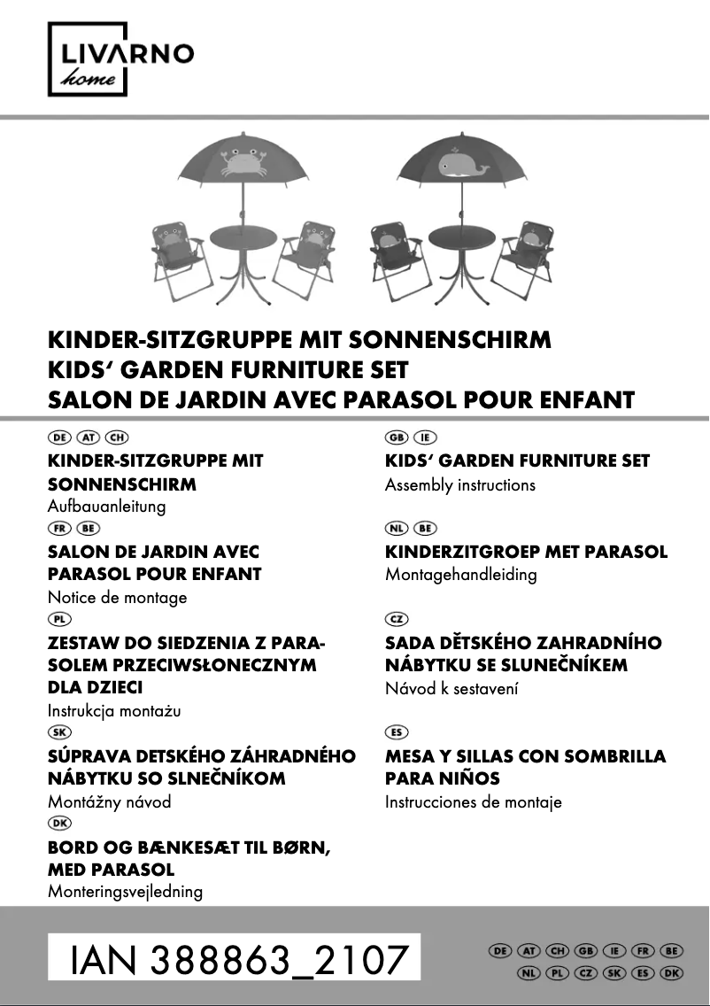 Image de la première page du manuel de l'appareil IAN 388863