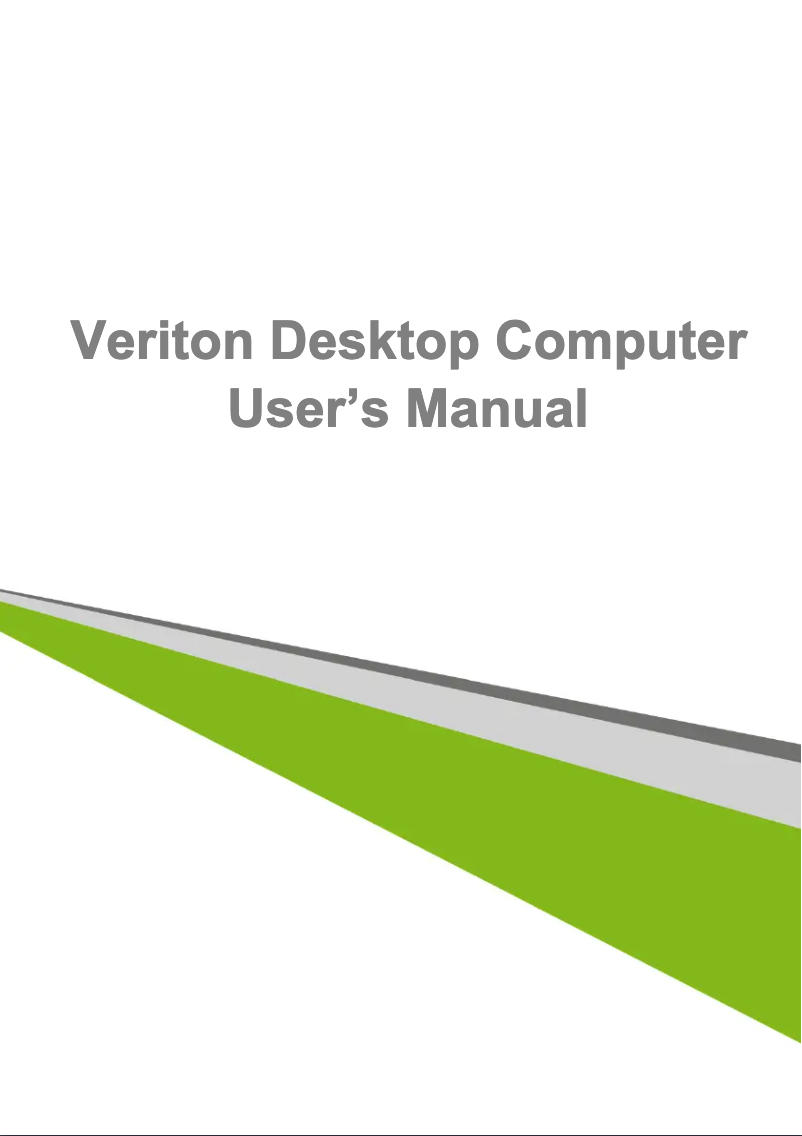 Page n°1 - Manuel utilisateur Acer Veriton Slimline X2660G