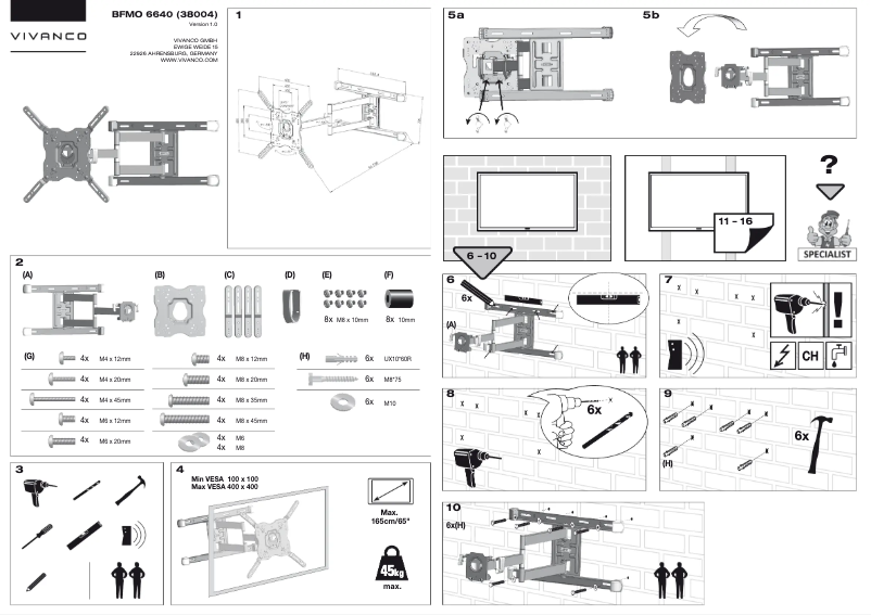 Imagen de la primera página del manual del dispositivo BFMO 6640