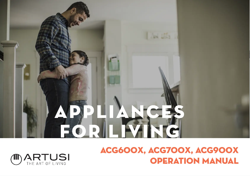 Page n°1 - Manuel utilisateur Artusi ACG700X
