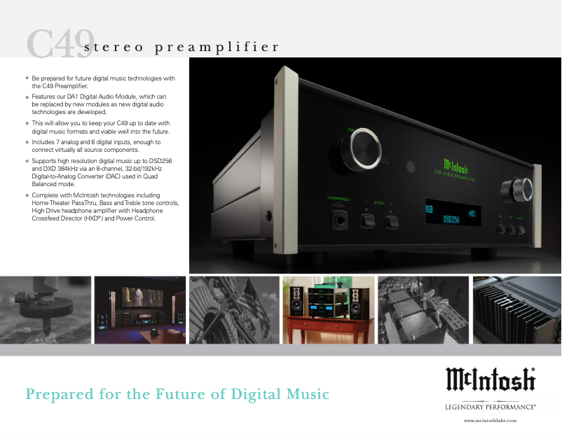 Page n°1 - Brochure McIntosh C49