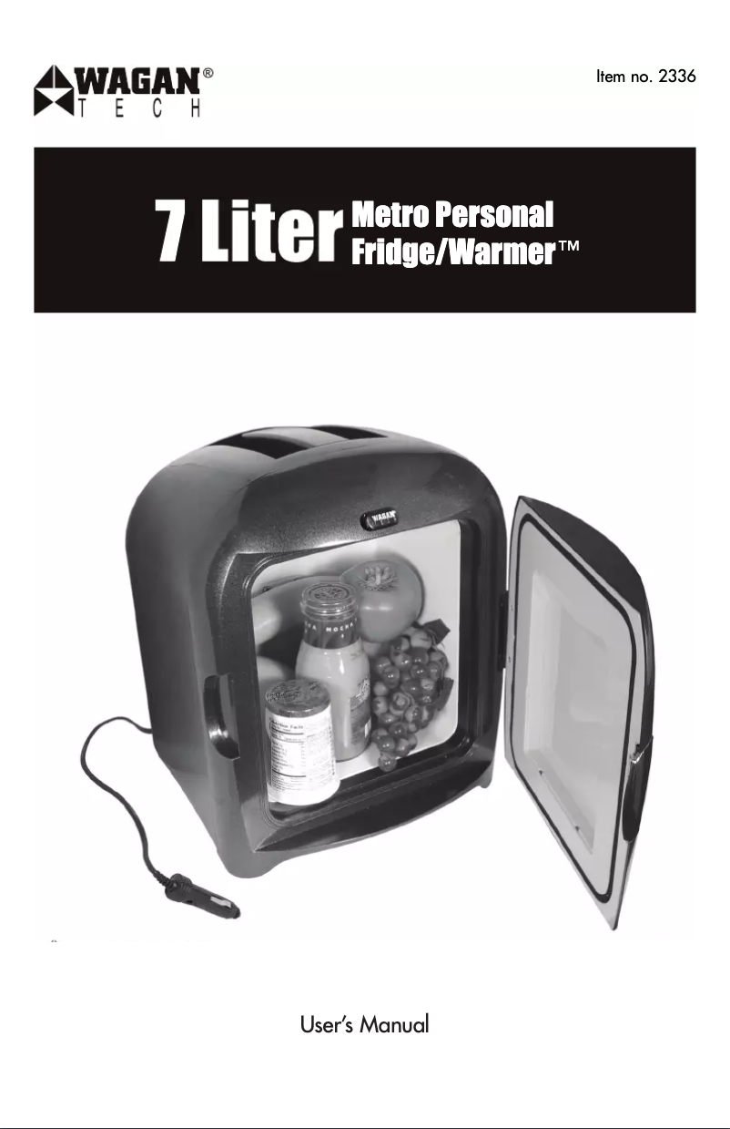 Página 1 del manual Manual de usuario WAGAN 2336