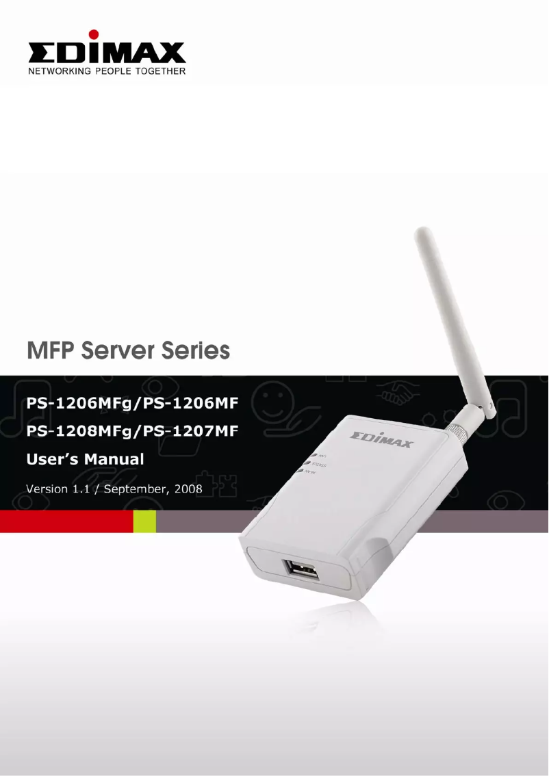 Image de la première page du manuel de l'appareil PS-1207MF