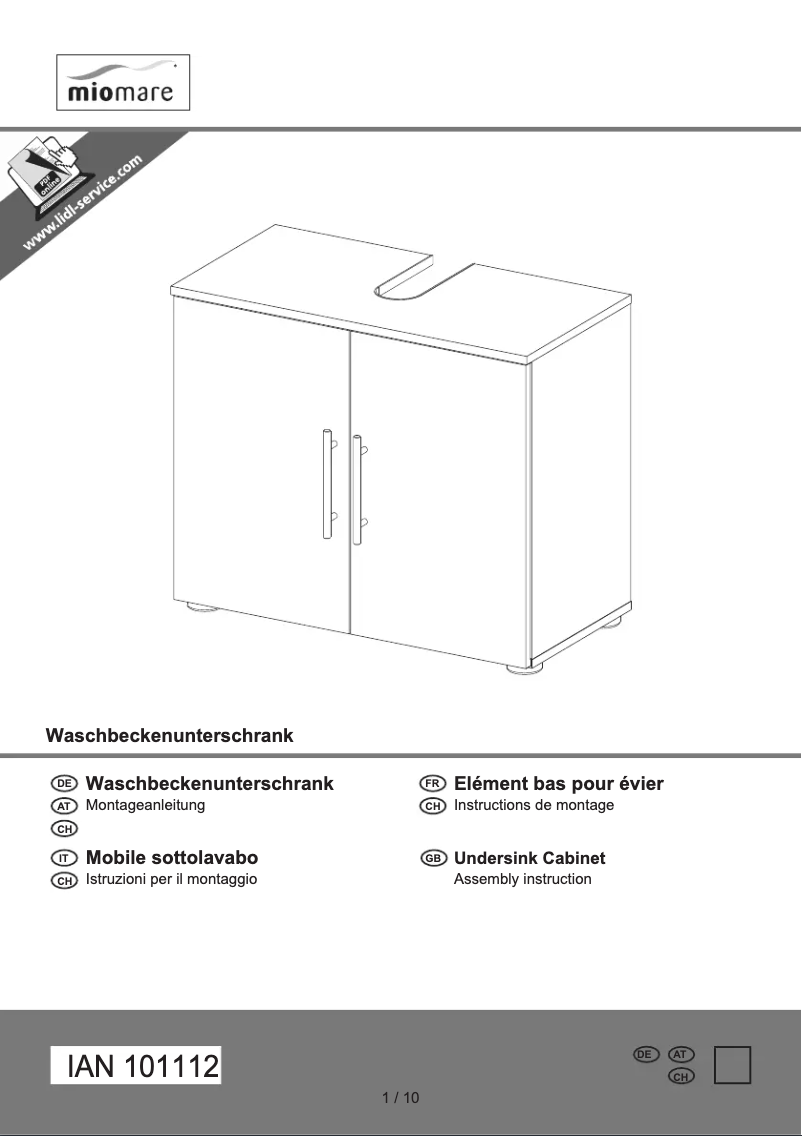 Page 1 of the manual User Manual Miomare IAN 101112