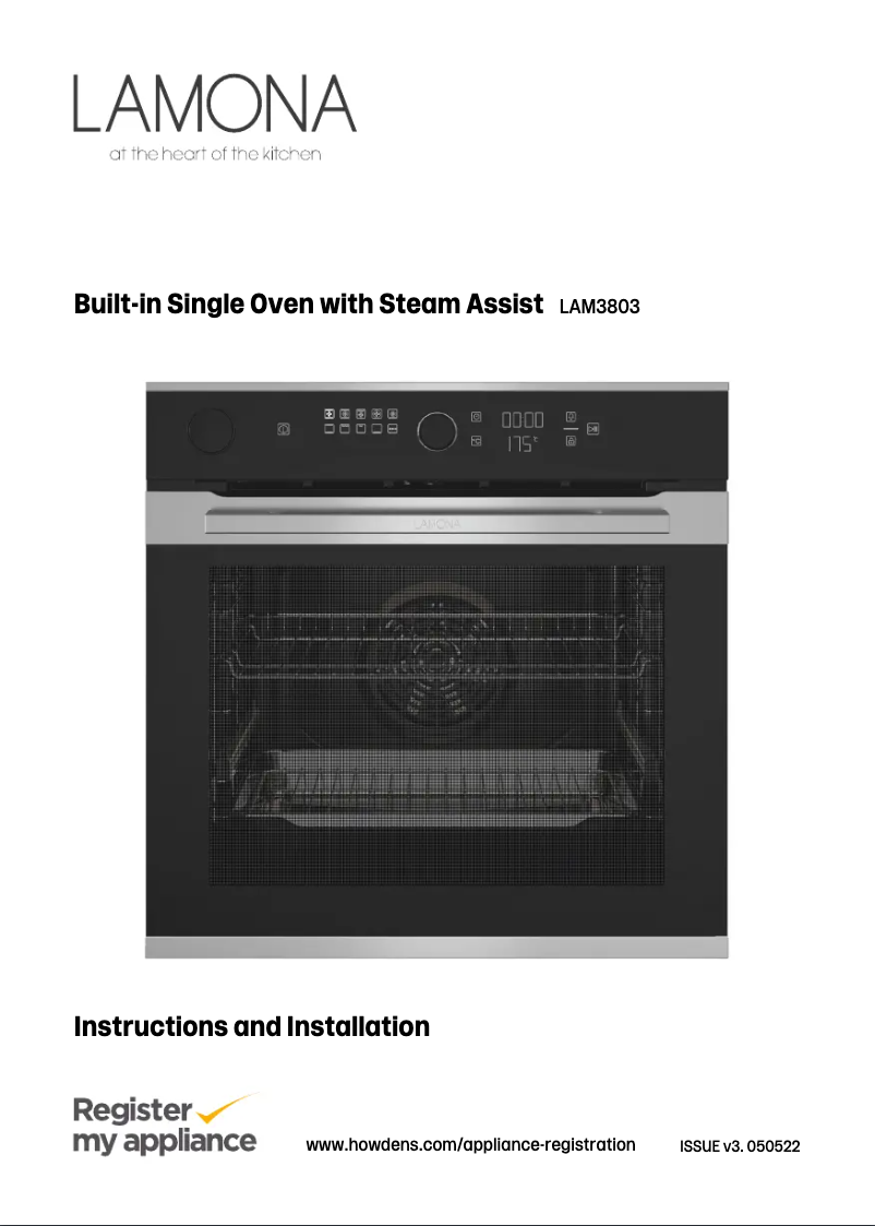 Page n°1 - Manuel utilisateur Lamona LAM3803