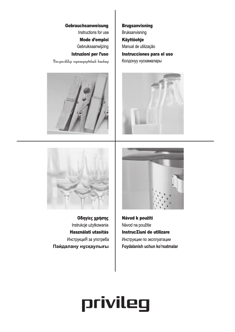 Page 1 de la notice Instructions / montage Privileg PCTAC K6041/1 IN