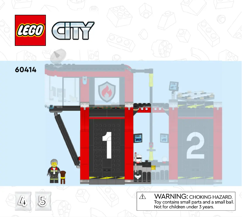 Page 1 de la notice Manuel utilisateur Lego City 60414