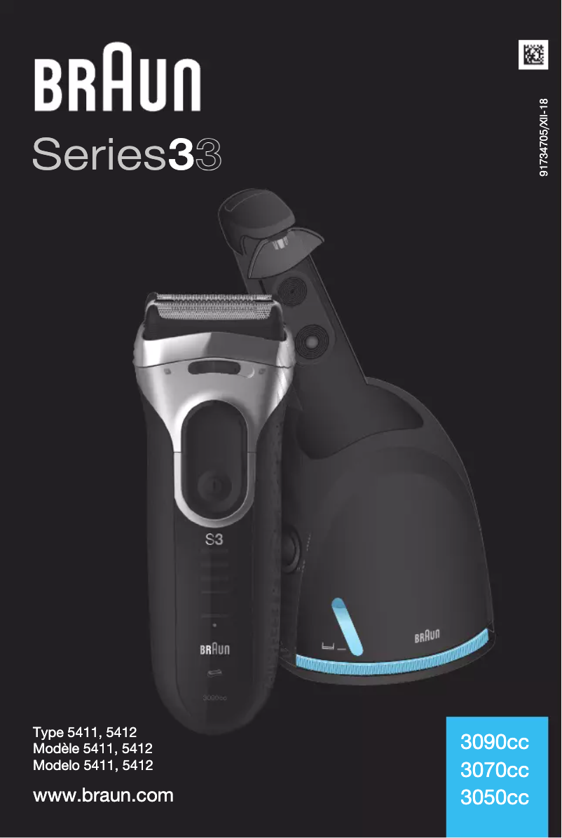 Page 1 de la notice Manuel utilisateur Braun Series 3 3050cc