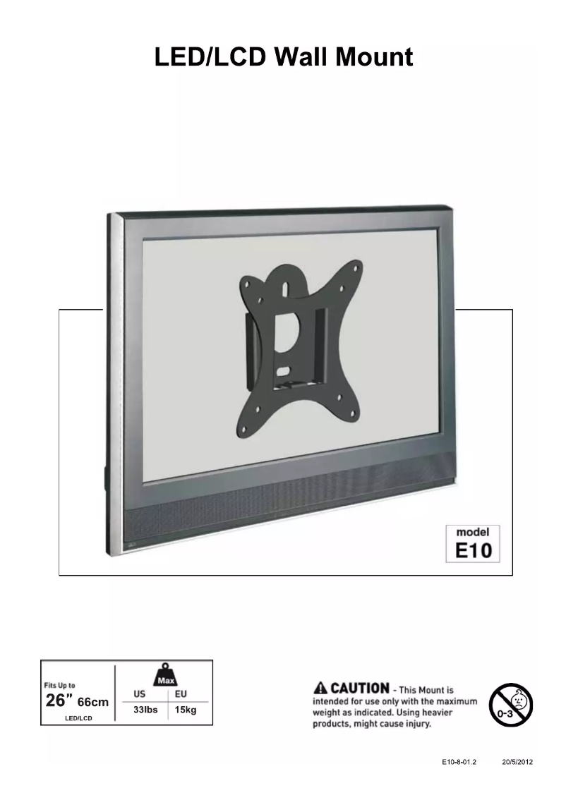 Image de la première page du manuel de l'appareil E10