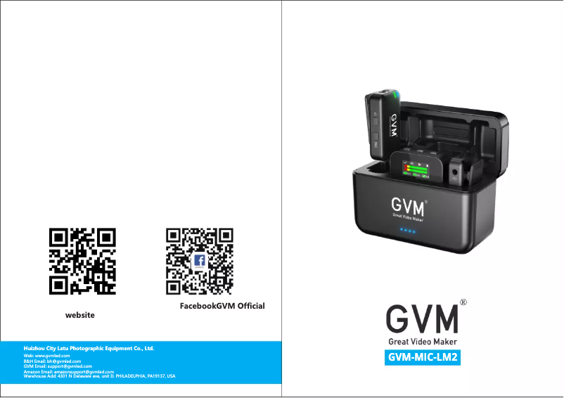 Image de la première page du manuel de l'appareil MIC-LM2