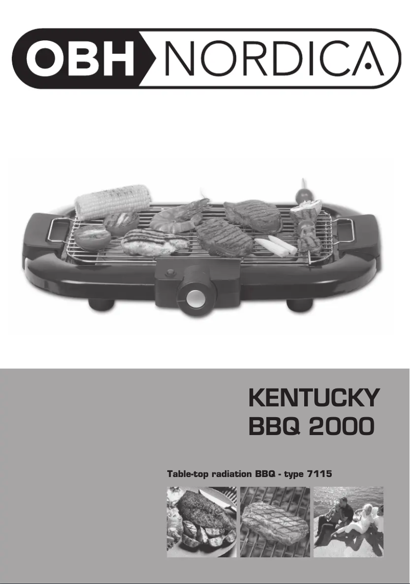 Page 1 de la notice Manuel utilisateur OBH Nordica Kentucky