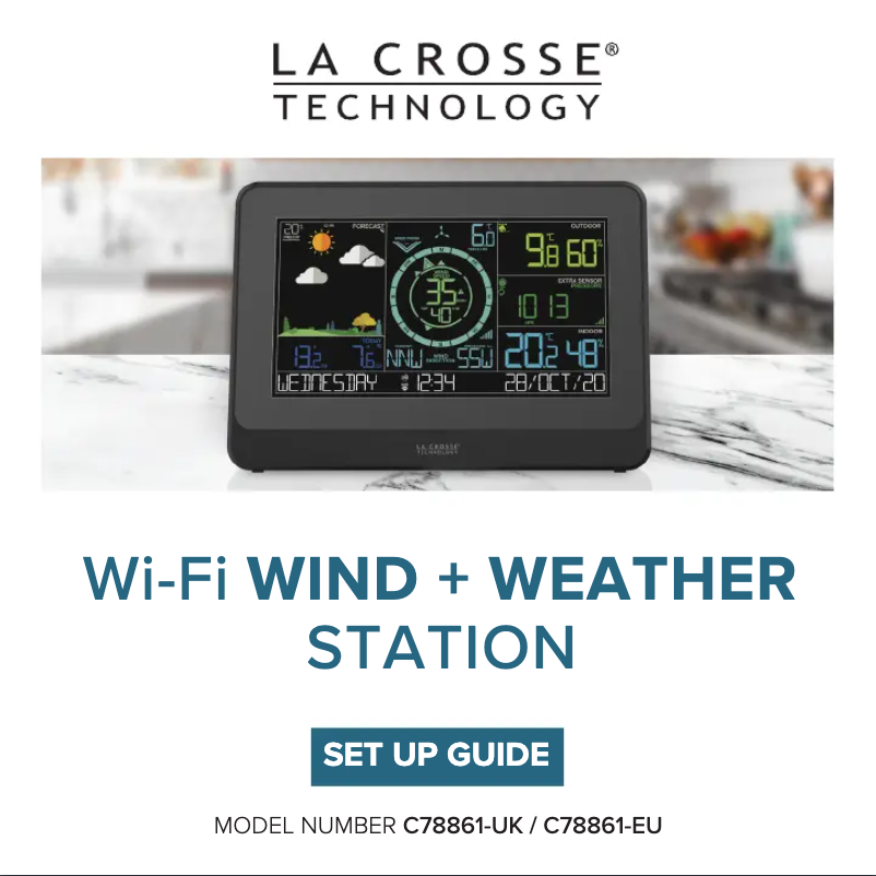 Page n°1 - Manuel utilisateur La Crosse Technology V50UK