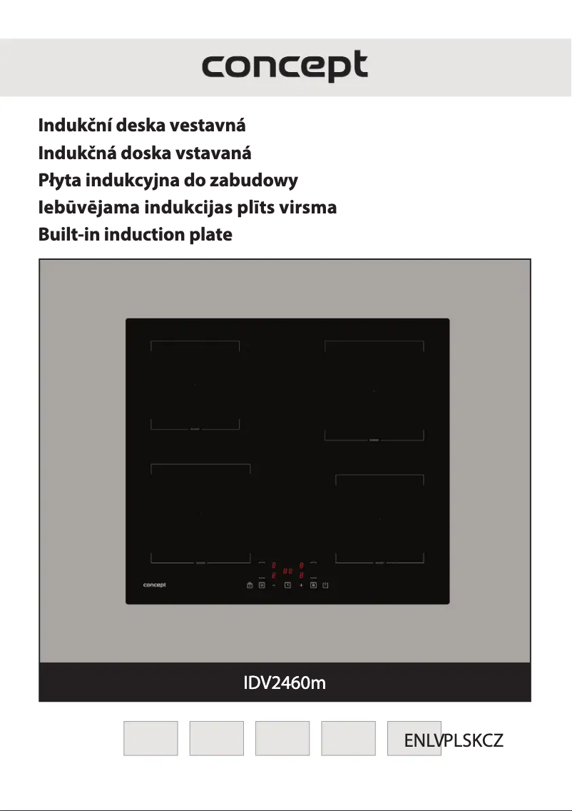 Page 1 de la notice Manuel utilisateur Concept IDV2460m