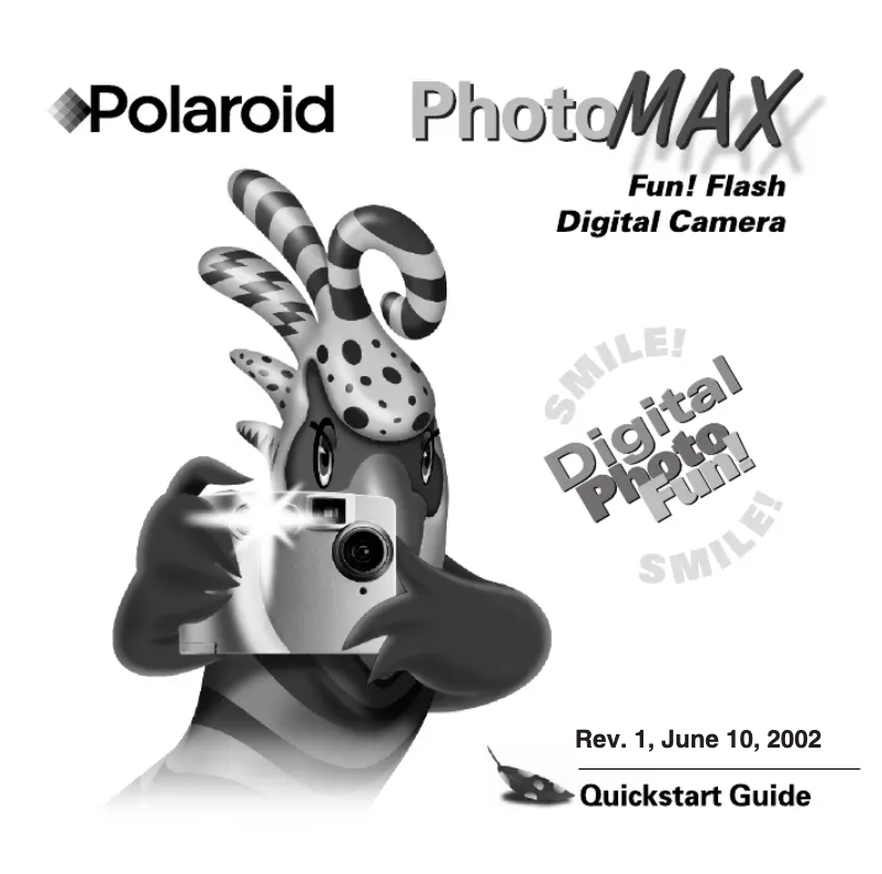 Image de la première page du manuel de l'appareil PhotoMax Fun