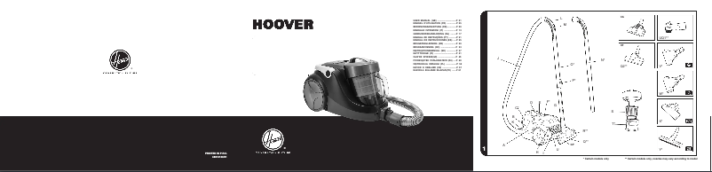 Page n°1 - Manuel utilisateur Hoover SP81_SP03011