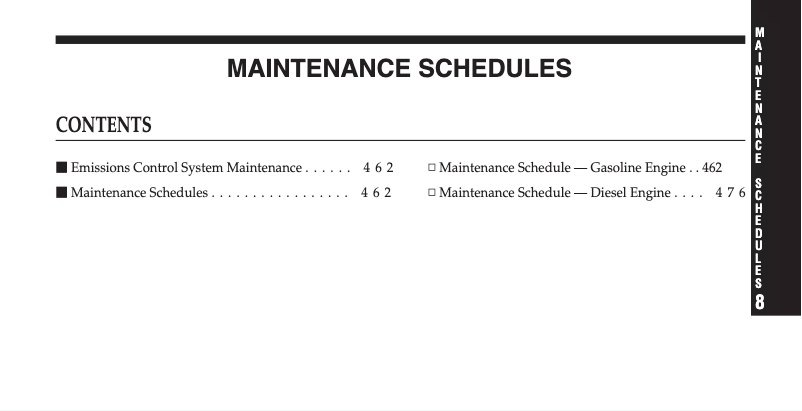 Page 1 de la notice Manuel d'utilisation et d'entretien Jeep Grand Cherokee (2009)