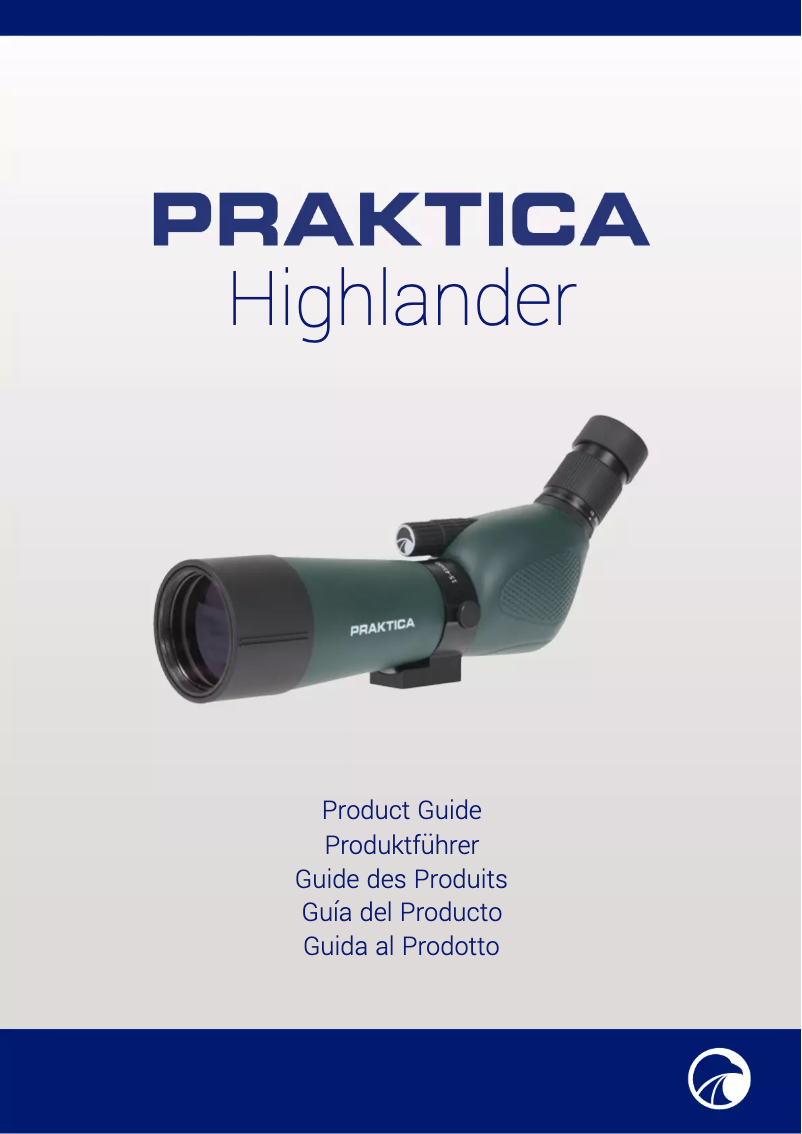 Page n°1 - Manuel utilisateur Praktica Highlander 20-60x60