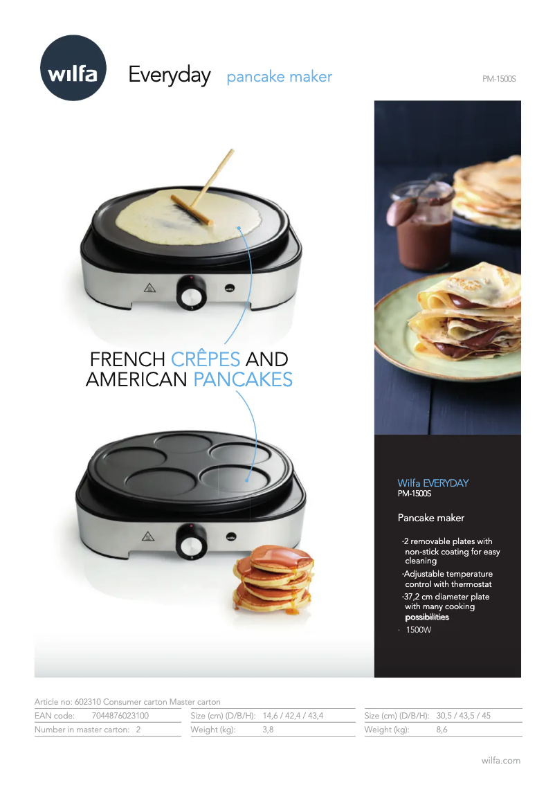 Image de la première page du manuel de l'appareil Everyday PM-1500S