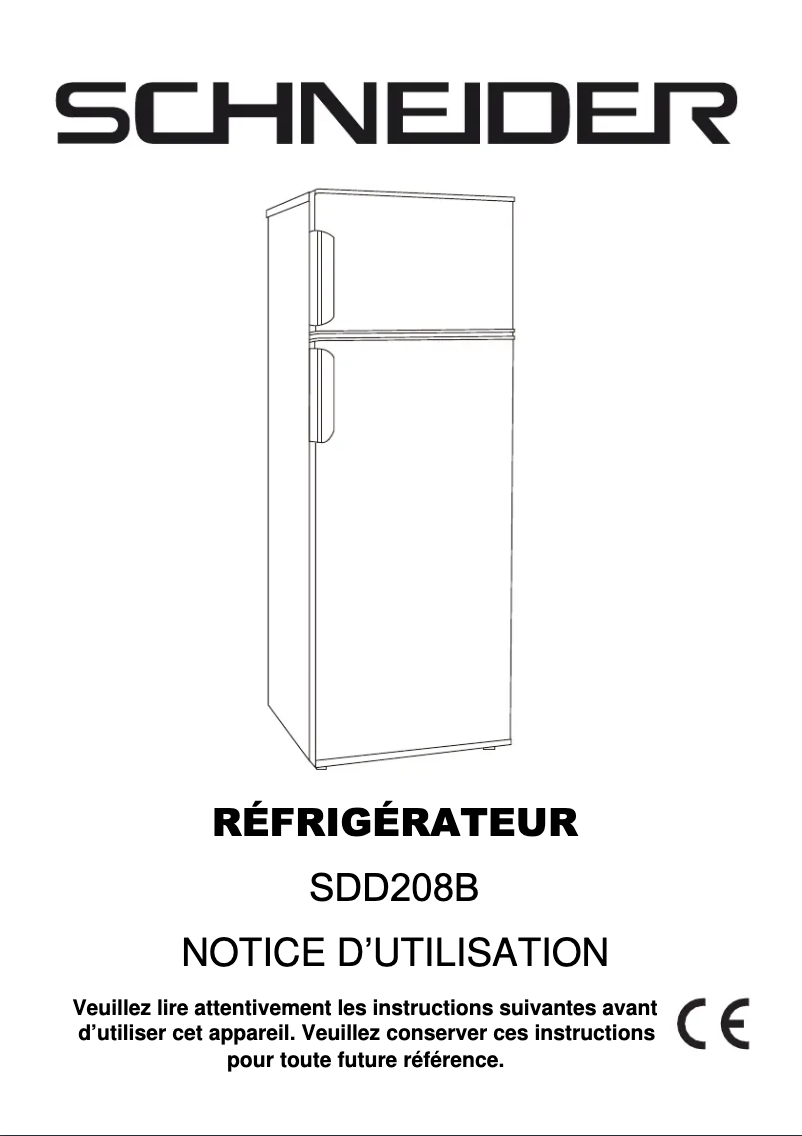 Página 1 del manual Manual de usuario Schneider SDD208B
