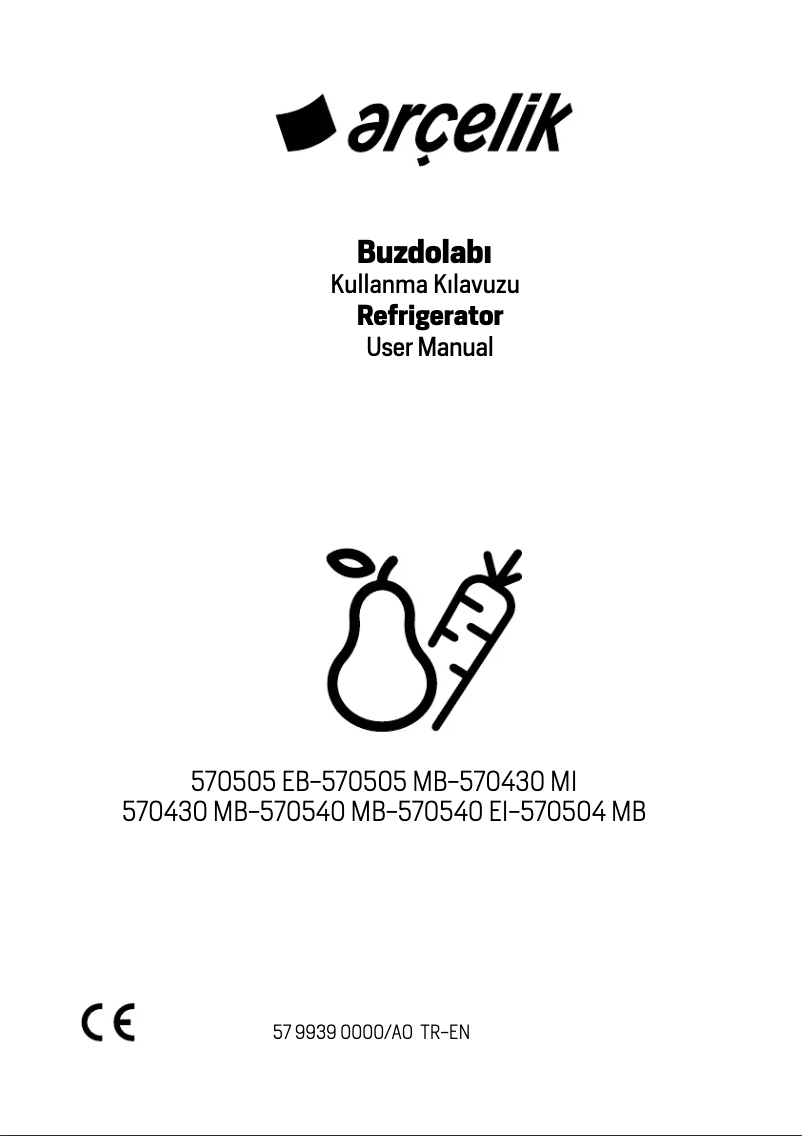 Page n°1 - Manuel utilisateur Arçelik 570504 MB