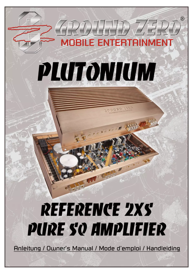 Image de la première page du manuel de l'appareil Plutonium Reference 2XS