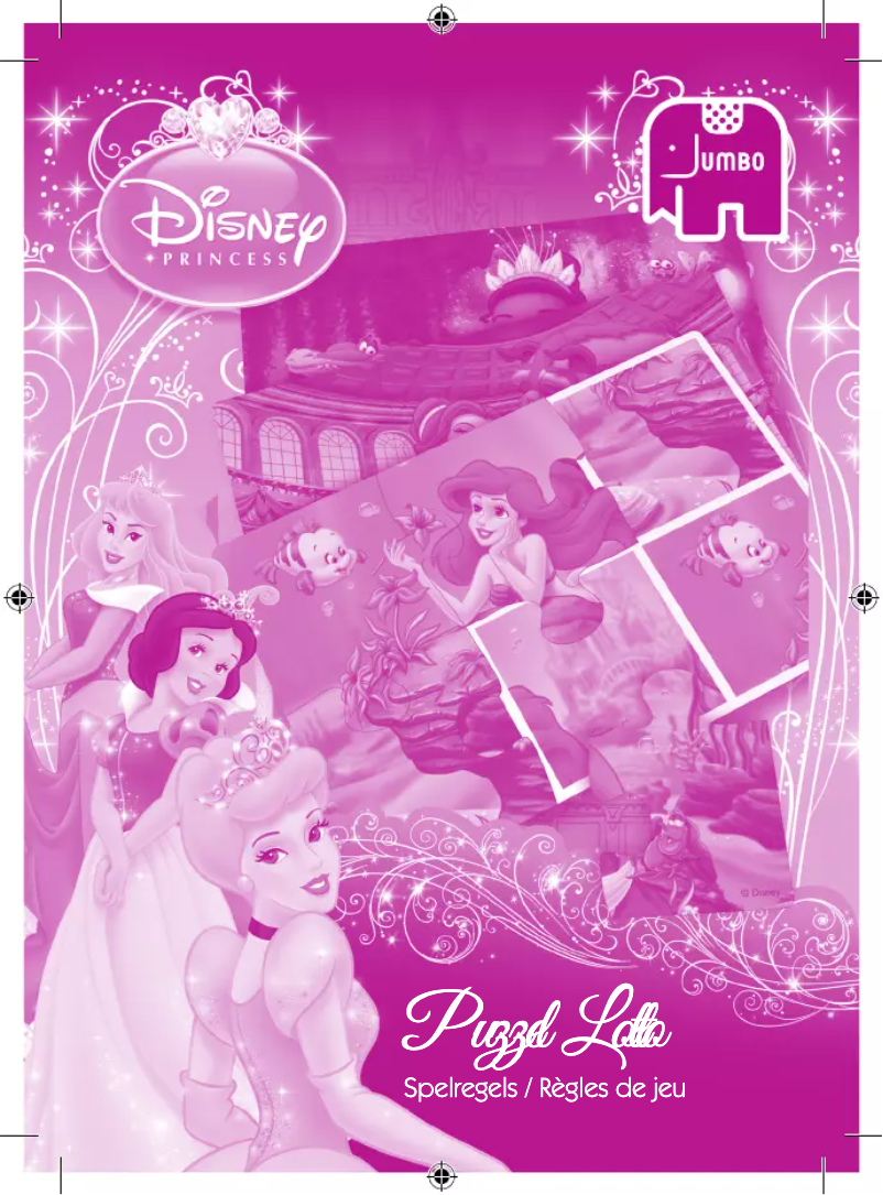 Page 1 de la notice Manuel utilisateur Jumbo Disney Princess Puzzel Lotto