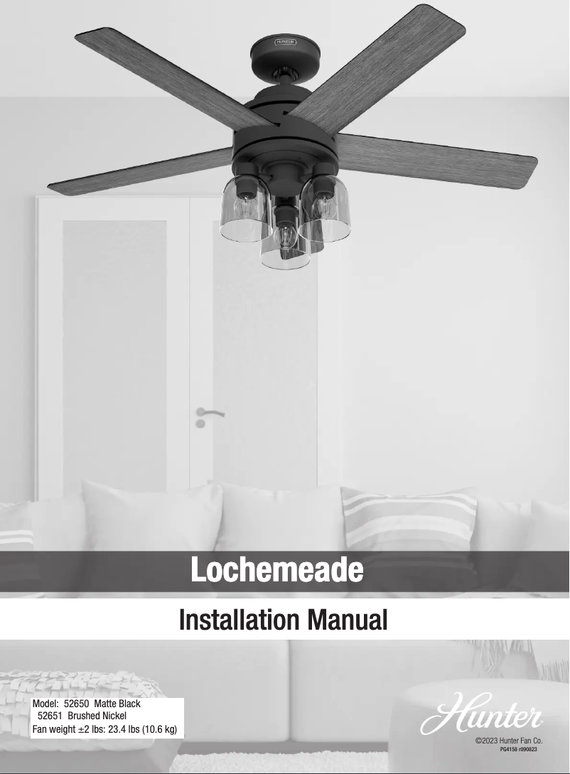 Página 1 del manual Manual de usuario Hunter Lochemeade