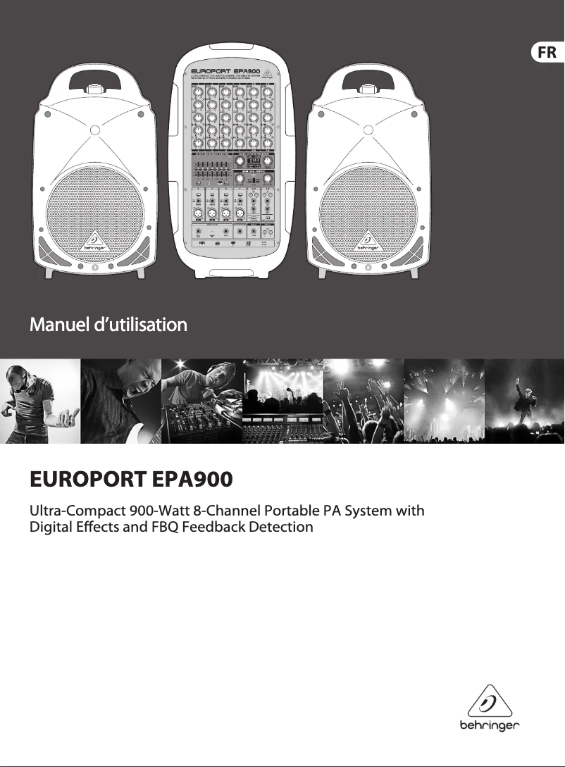 Page n°1 - Manuel utilisateur Behringer Europort EPA900