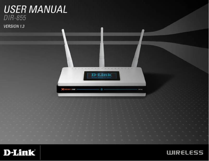 Page n°1 - Manuel utilisateur D-Link DIR-855