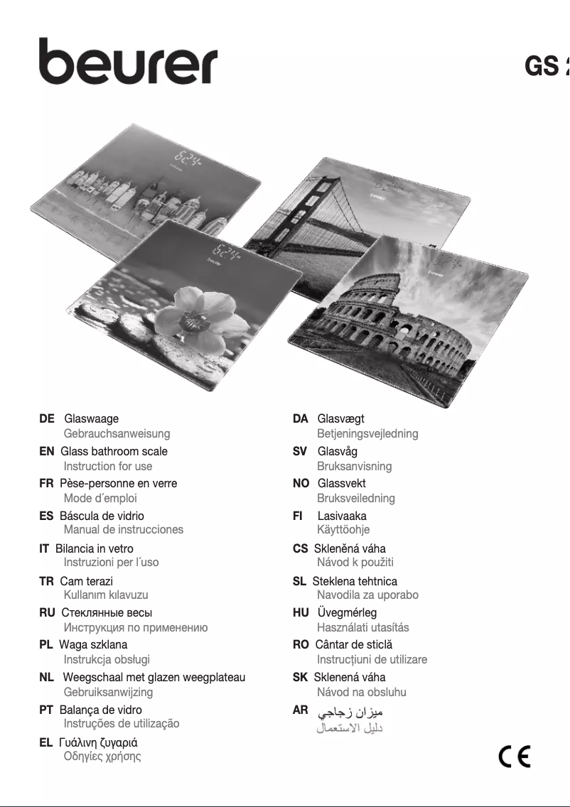 Page 1 de la notice Manuel utilisateur Beurer GS 215
