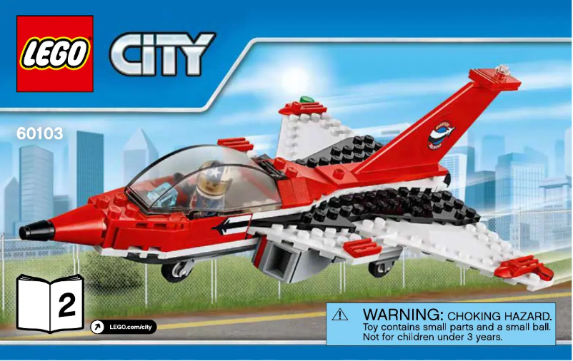 Page 1 de la notice Manuel utilisateur Lego City 60103