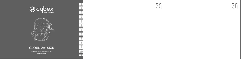 Page 1 de la notice Manuel utilisateur Cybex Cloud Z2 i-Size