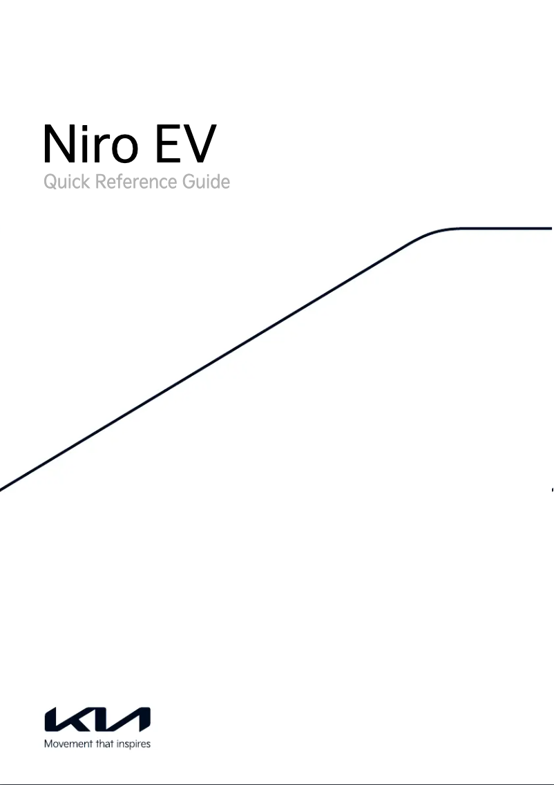 Image de la première page du manuel de l'appareil The all-new Niro EV (2022)